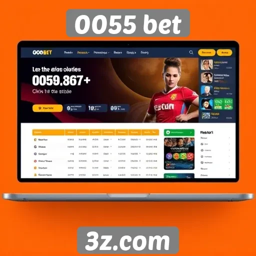 Usabilidade e design da plataforma 0055 bet